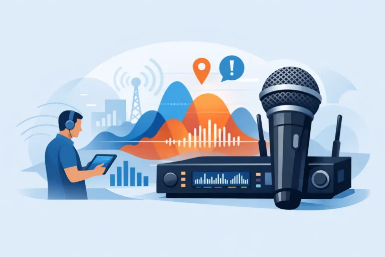 How to Manage Wireless Microphone Frequency