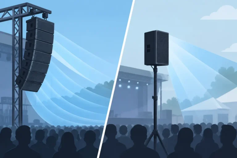 Line Array Versus Point-Source for Events