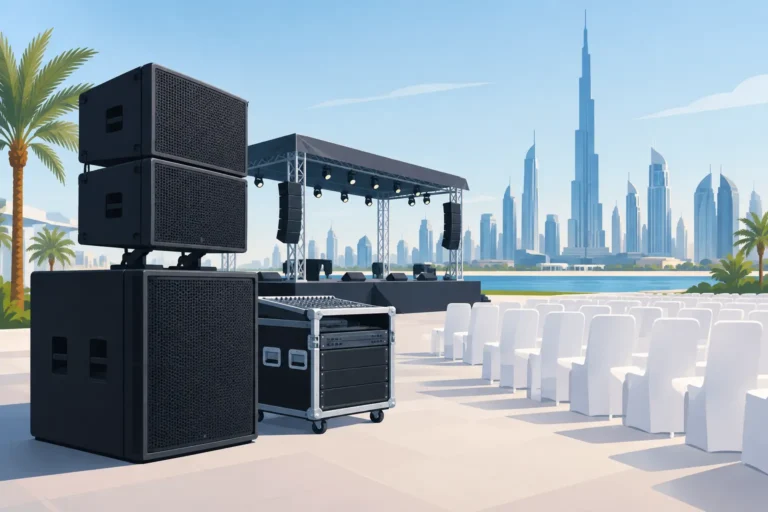 DLC Events | PA System Rental Dubai for Clearer Events PA System Rental Dubai for Clearer Events