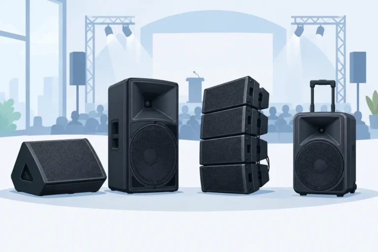 DLC Events | PA Speakers Comparison for Professional Events PA Speakers Comparison for Professional Events